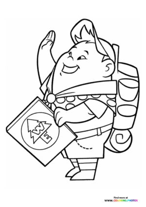 Russell coloring page