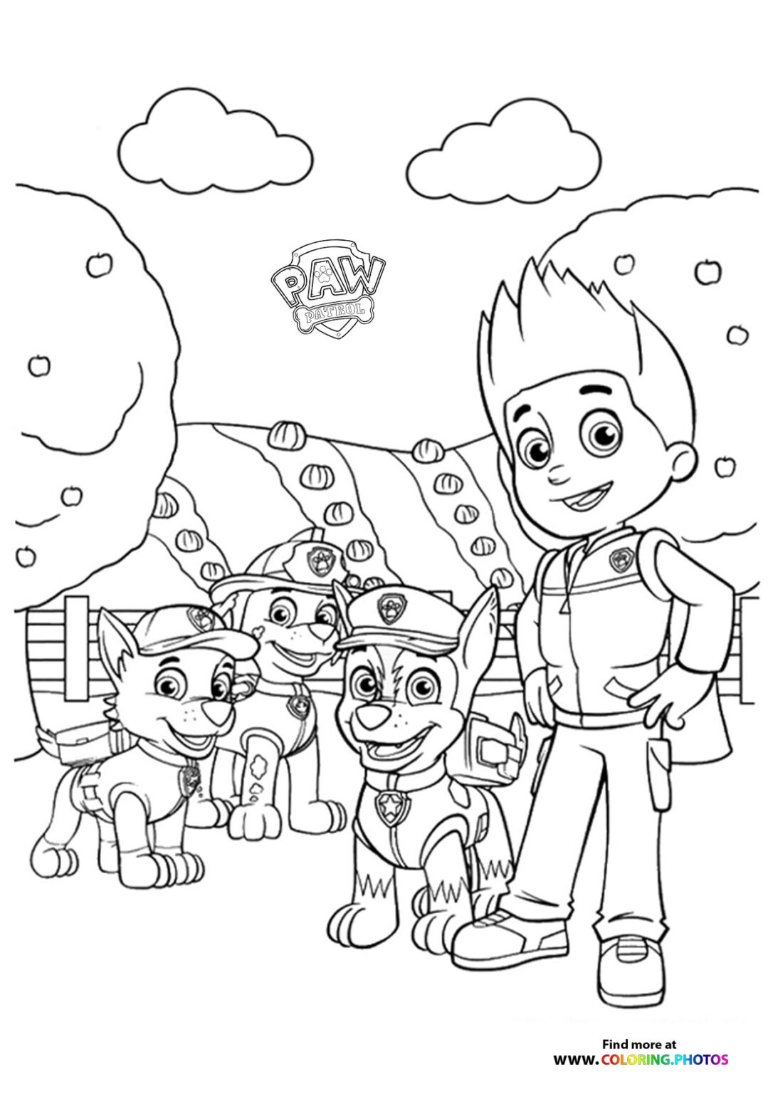 Paw Patrol: The Movie coloring pages for kids | Free print or download