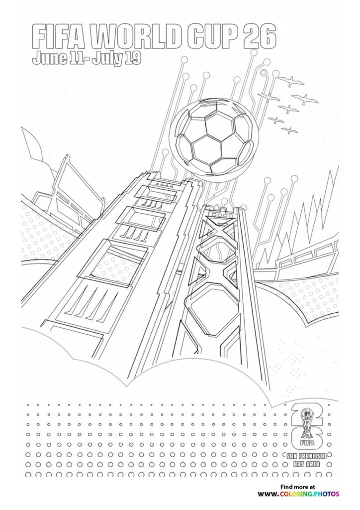 FIFA World Cup 2026 Futuristic Stadium