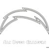 San Diego Chargers NFL logo coloring page
