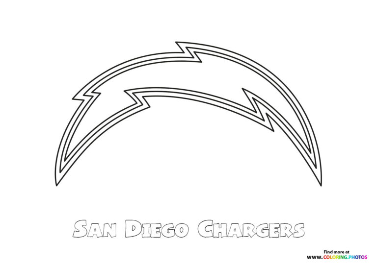 Nfl Chargers Coloring Page