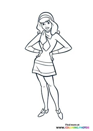 Scooby-Doo Daphne coloring page