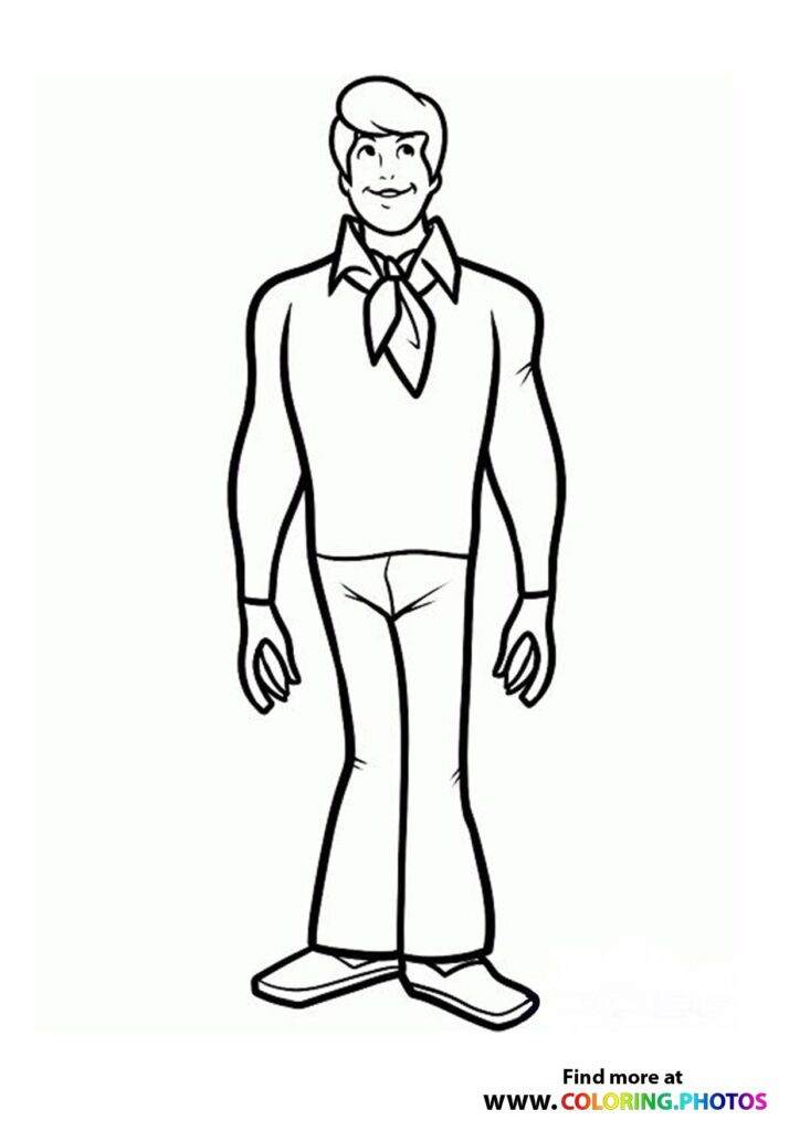 Scooby-Doo - Coloring Pages for kids | Easy and free print or download