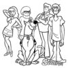 Scooby-Doo Gang coloring page