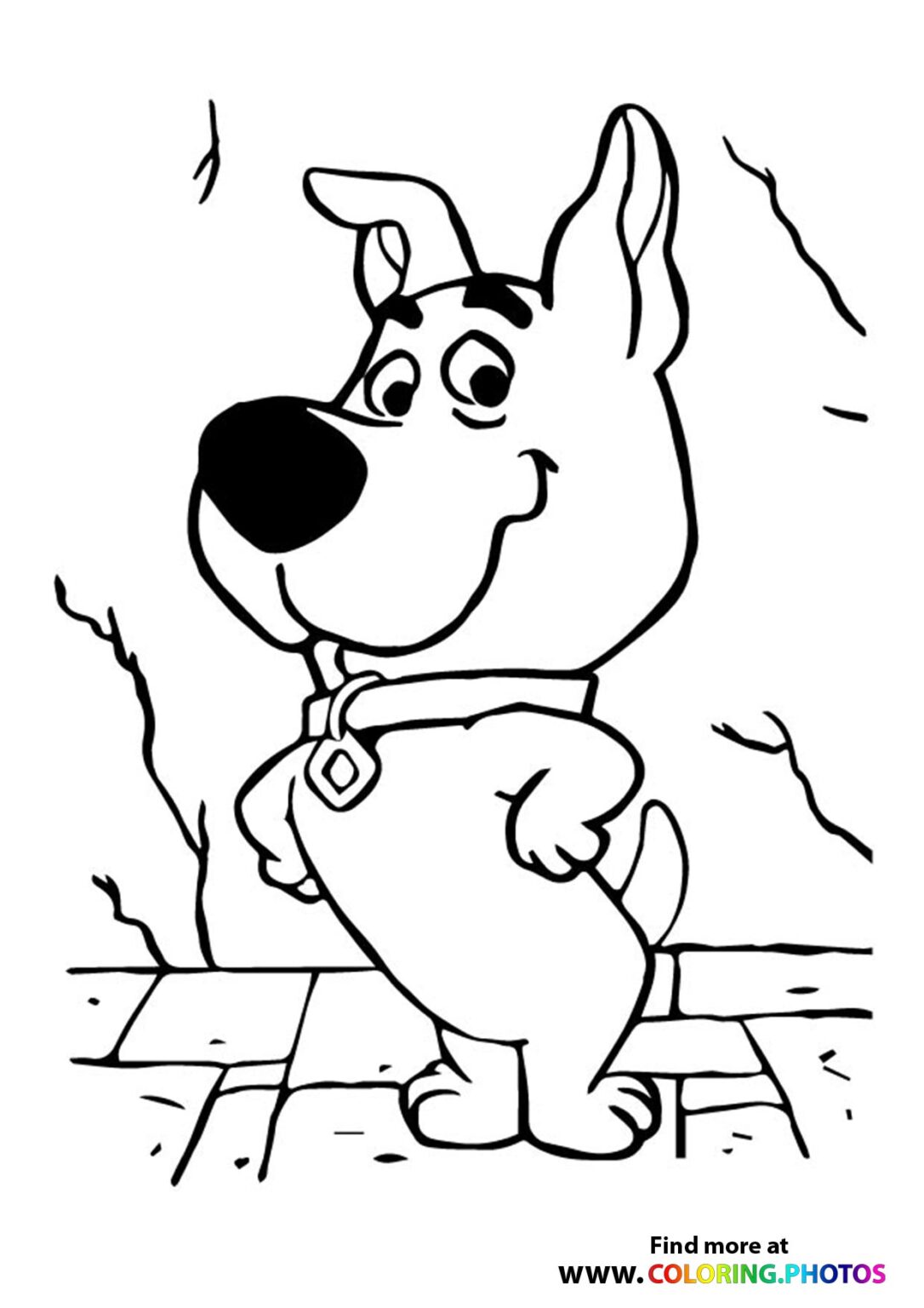 Scooby-Doo - Coloring Pages for kids | Easy and free print or download
