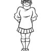 Scooby-Doo Velma coloring page