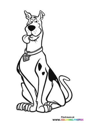 Scooby-Doo coloring page