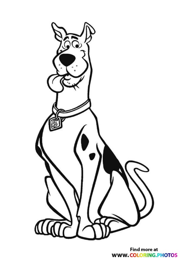 Scooby-Doo - Coloring Pages for kids | Easy and free print or download