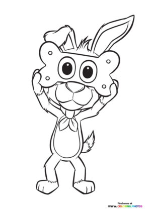 Scooch dog coloring page