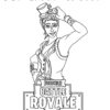 Sgt Green Clover - Fortnite coloring page