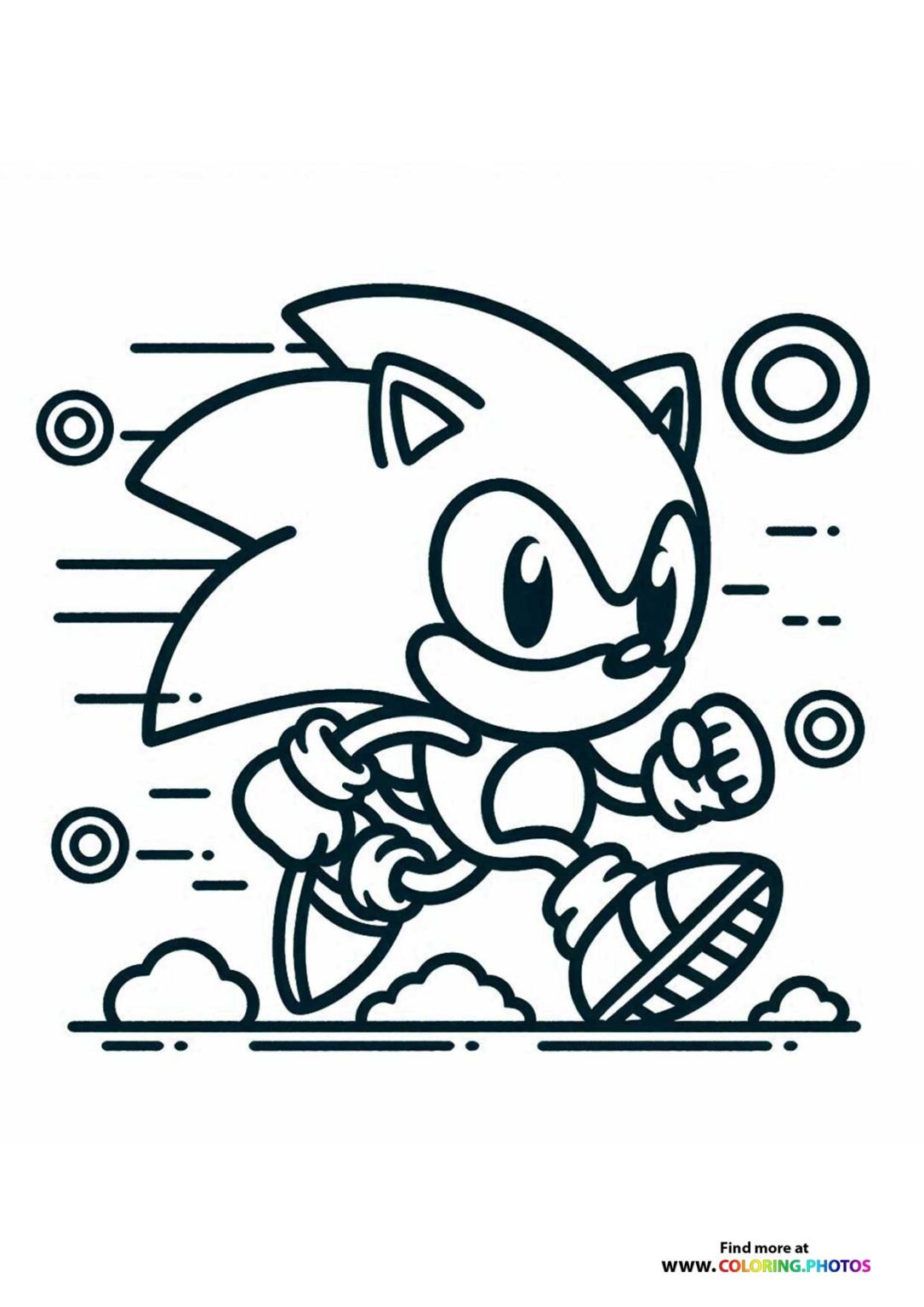 Free Sonic the Hedgehog Coloring Pages Printable PDFs for Kids