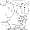 Buster Moon from Sing 2 coloring page