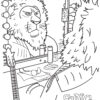 Calloway from Sing 2 coloring page