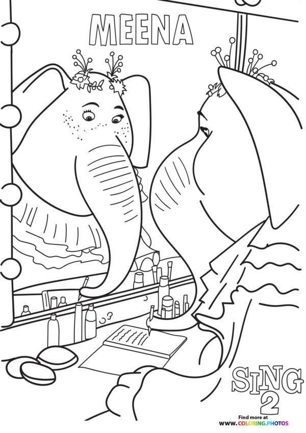 Sing 2 - Coloring Pages for kids | Free and easy print or download