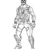 Skull Trooper - Fortnite coloring page