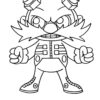 Little Doctor Eggman coloring page