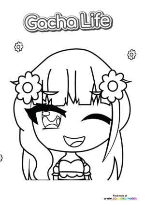 Smiling girl from Gacha Life