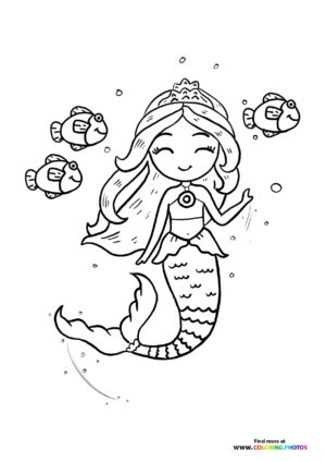 Smiling mermaid