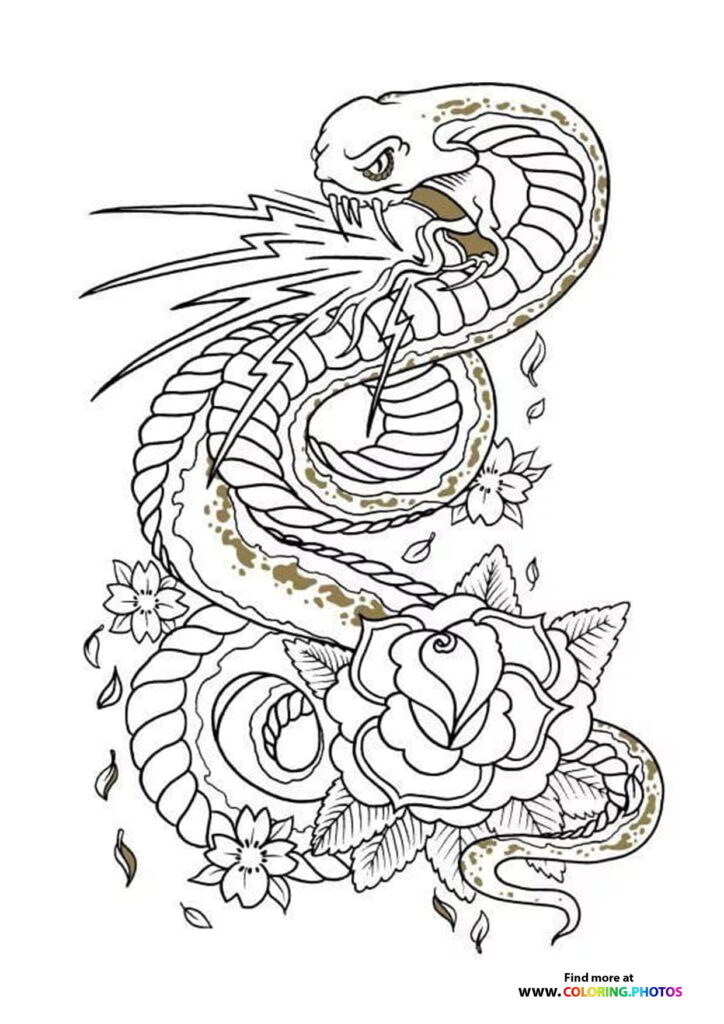 Tattoos - Adult coloring pages | Free and easy printable pages or download