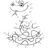 Snake swinging dot the dots worksheet