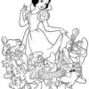 Snow White with Dwarfs dancing