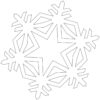 Snowflake1 coloring page