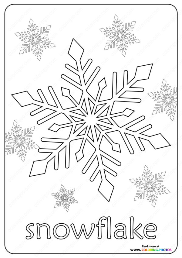 Snowflake2 coloring page