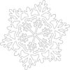 Snowflake3 coloring page