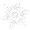 Snowflake7 coloring page