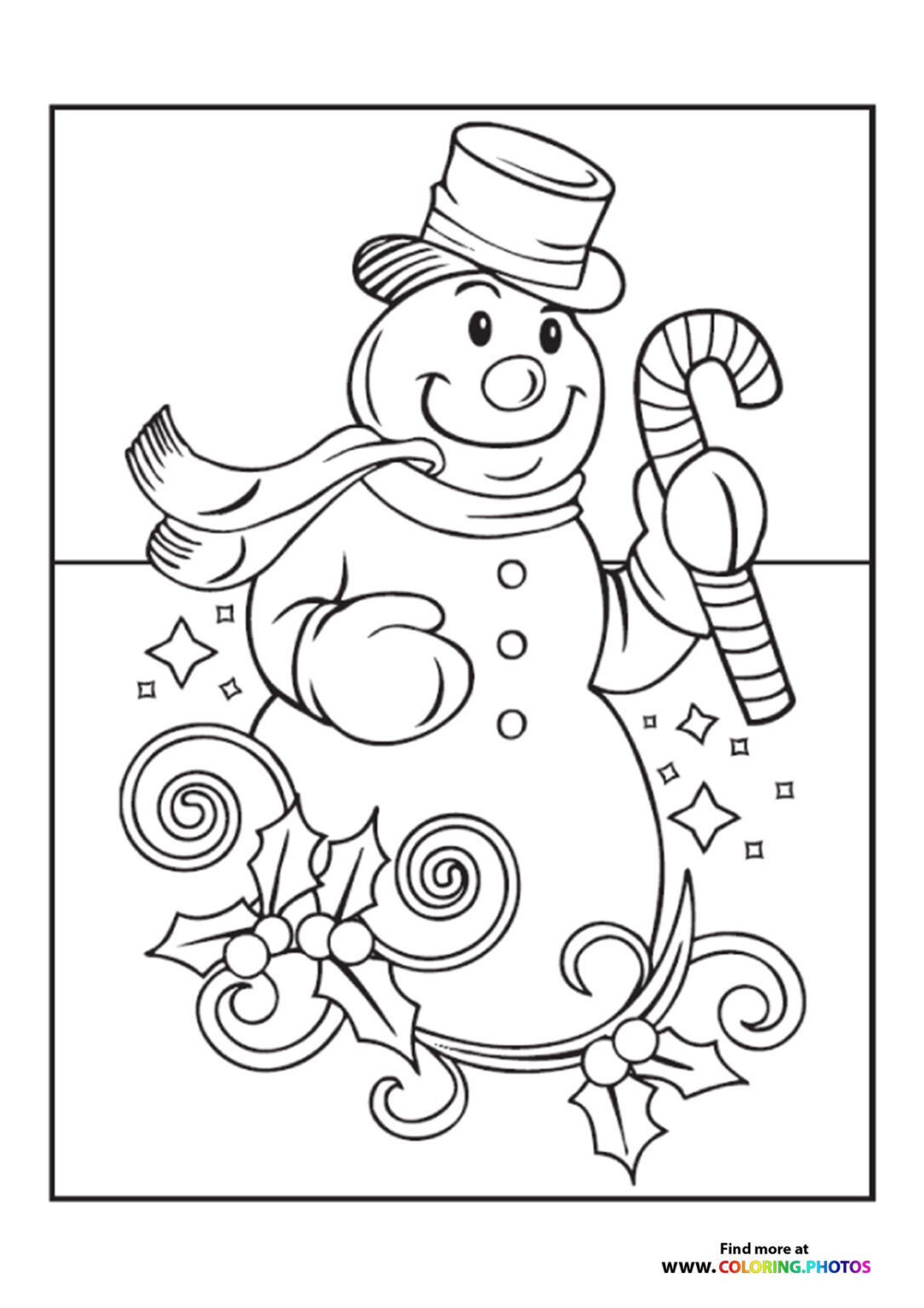 Snowman Coloring Pages for kids Free and easy print or download