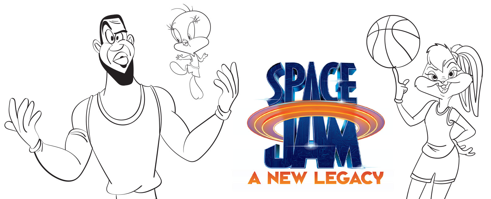 space jam 2 a new legacy coloring pages for kids free coloring page