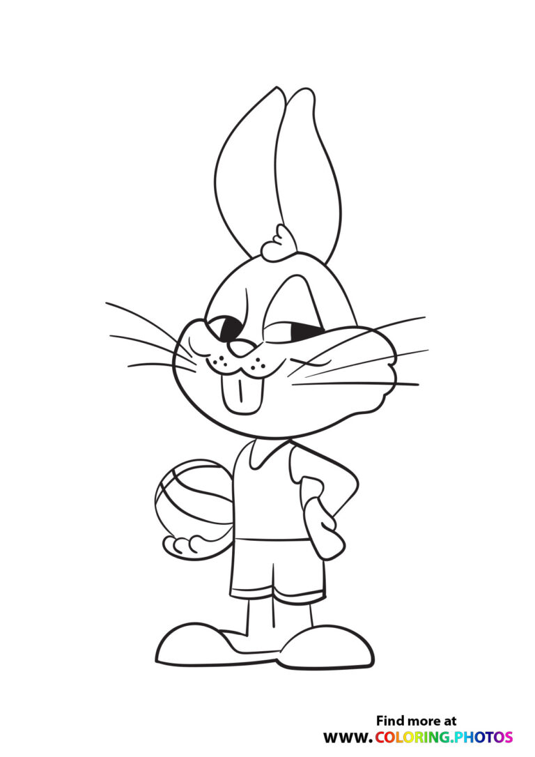 Bugs Bunny - Space Jam: A new legacy - Coloring Pages for kids