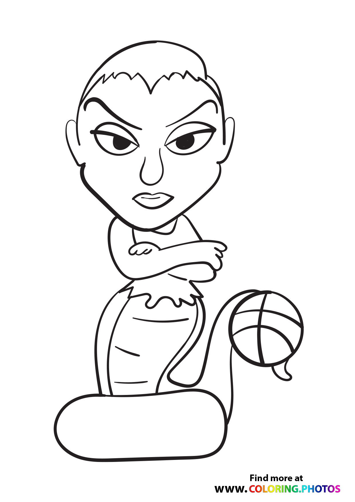 White Mamba Goon Squad - Space Jam: A new legacy - Coloring Pages for kids