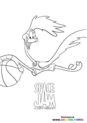 Road runner - Space Jam: A new legacy coloring page