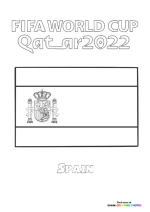 Spain World Cup flag