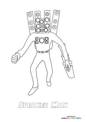Speaker Man from Skibidi Toilet