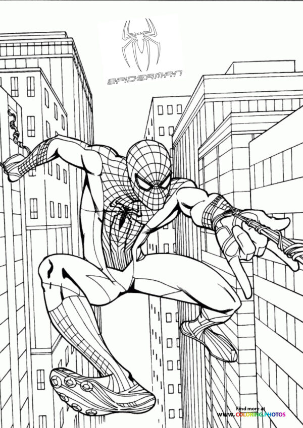 Spiderman coloring pages | Free and easy printable sheets for kids