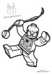 Lego spiderman - Coloring Pages for kids