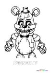Springtrap - Coloring Pages for kids