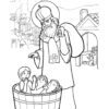 Saint Nicholas Day coloring page