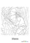 Steve from Minecraft movie - Coloring Pages for kids