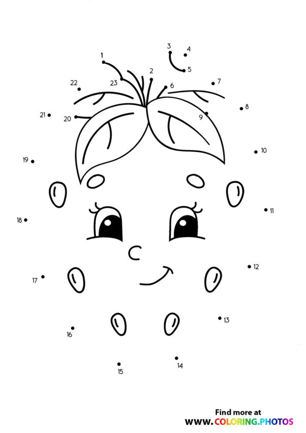 Dot to dots | Worksheets for kids | Free print, connect and color