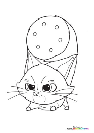 Streaky the Supercat coloring page
