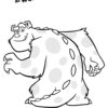 Sulley - Monsters at work coloring page