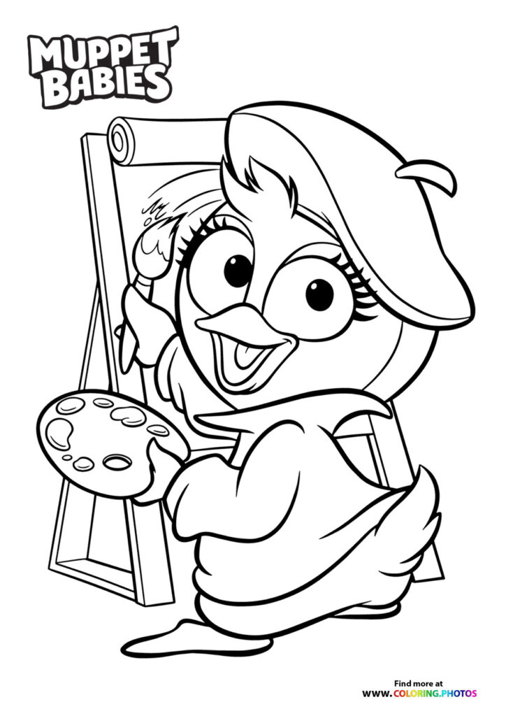 Muppet Babies - Coloring Pages for kids | Free and easy print or download