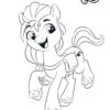Sunny Starscout jumping coloring page