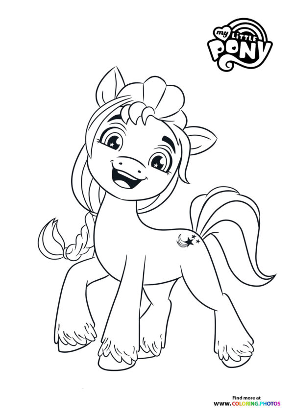 My Little Pony gang - A New Generation - Coloring Pages for kids