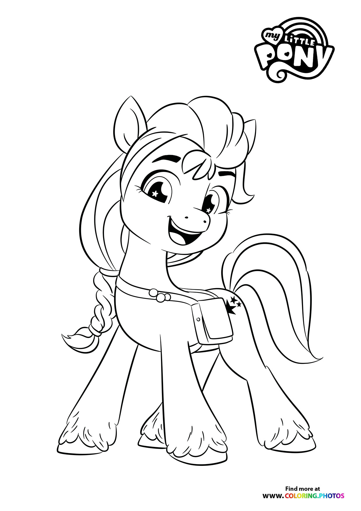 My Little Pony A New Generation Coloring Pages For Kids Print For Free