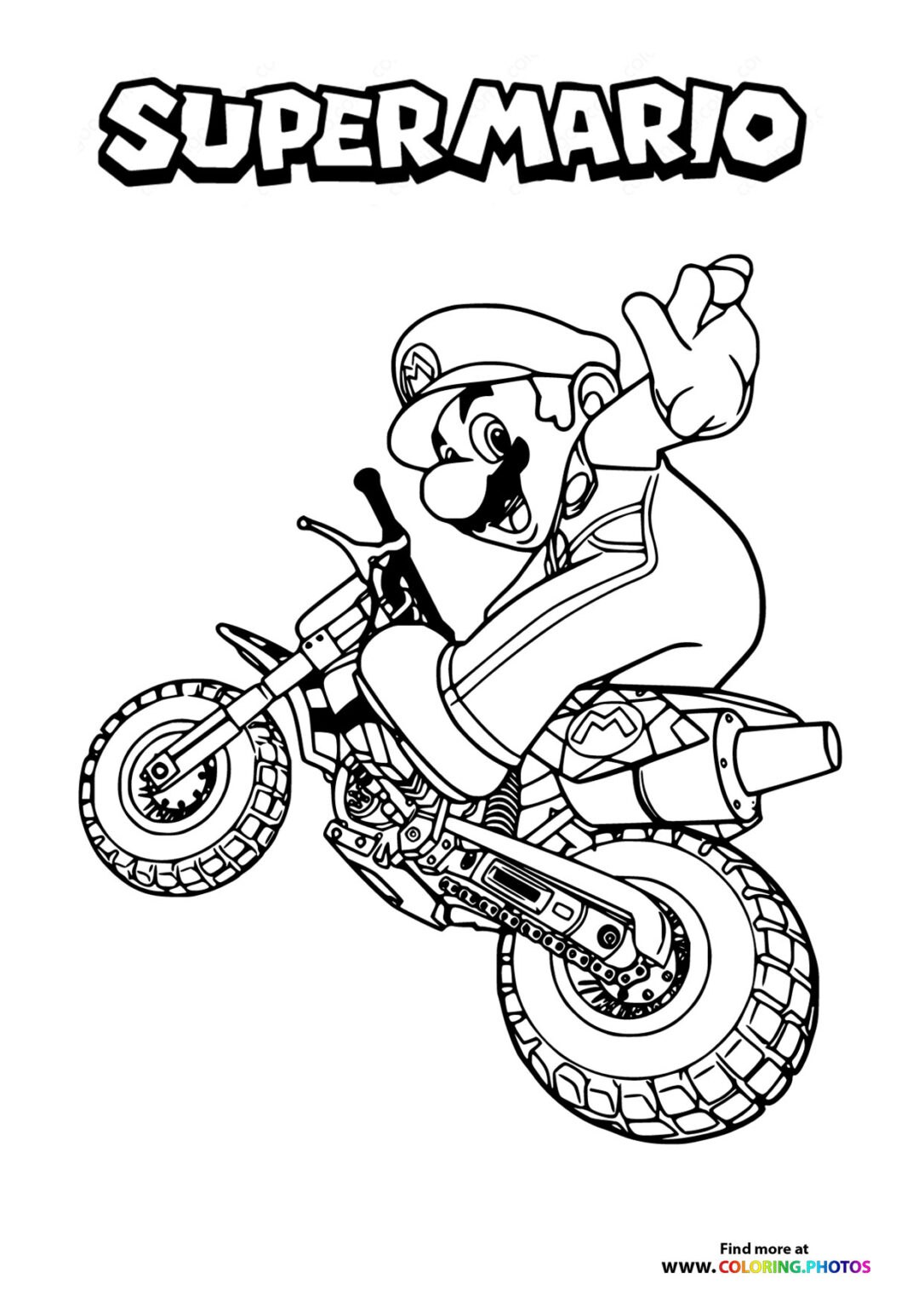 Mario and Luigi - Coloring Pages for kids