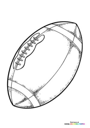 NFL Football coloring page